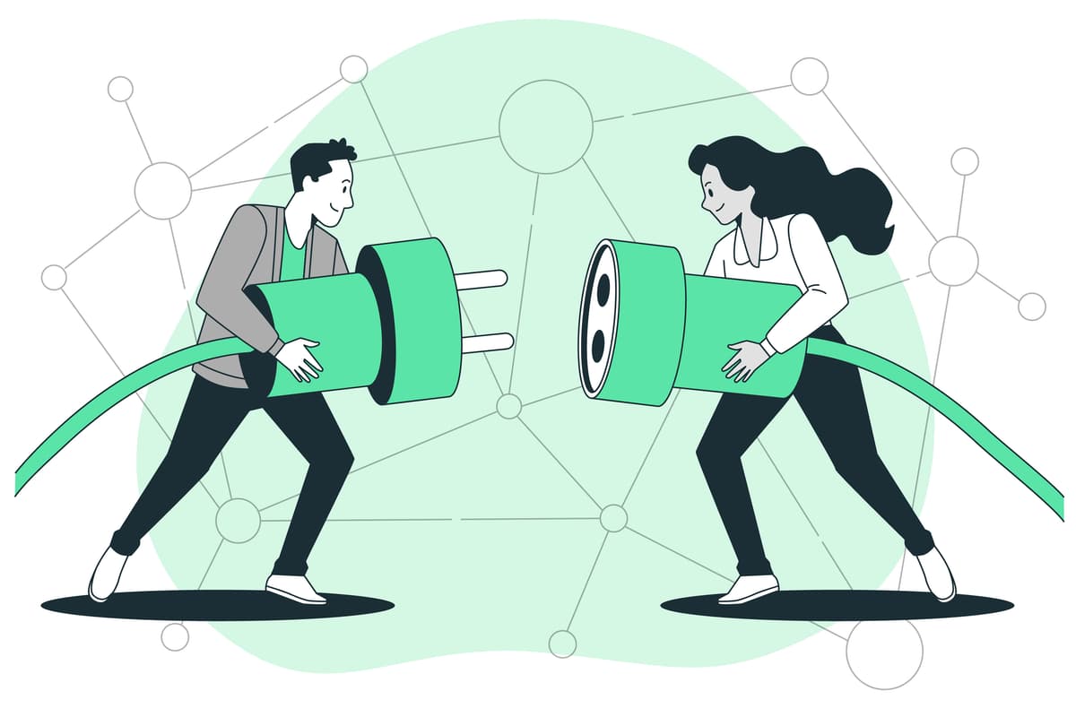 People connecting and collaborating